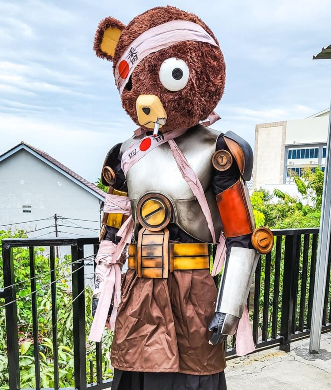 クマ アフロサムライコスチューム [カスタムサイズ] - Etsy 日本