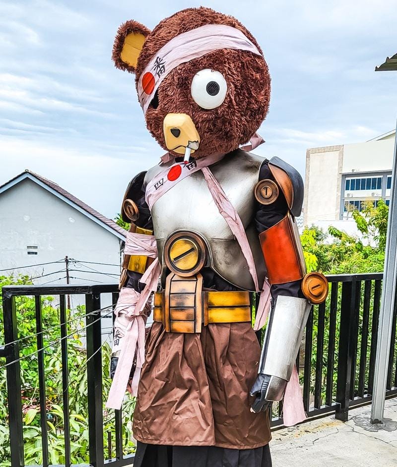 Kuma Afro Samurai Costume [CUSTOM SIZE] - Etsy