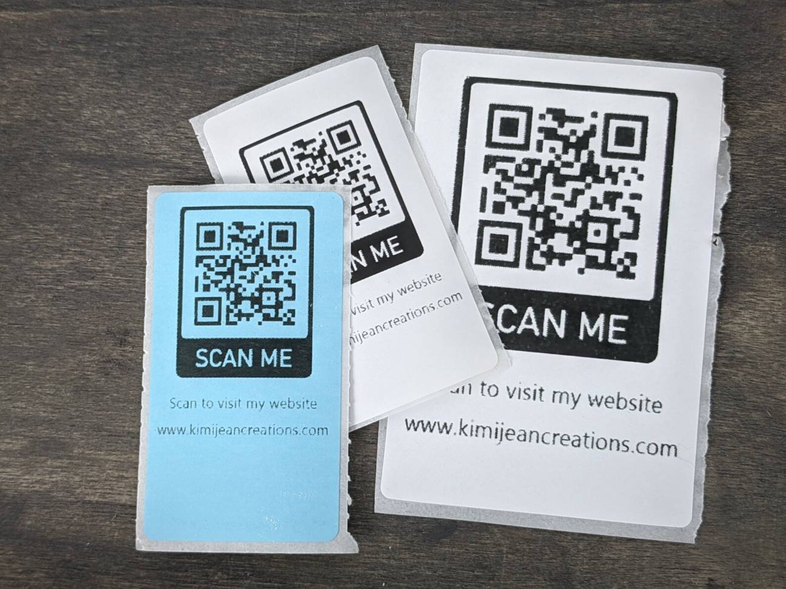 QR Code sticker. site link.Small business packaging. custom Etsy
