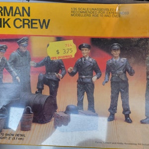 German Tank Crew 1/35 scale by Testors