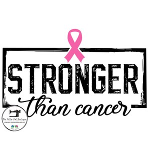 Cáncer de mama SVG. El cáncer de mama es más fuerte que el cáncer (4) SVG