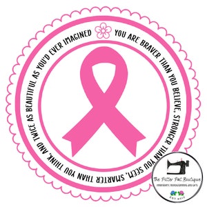 Cáncer de mama Eres más valiente de lo que crees, más fuerte de lo que pareces, más inteligente de lo que piensas y el doble de hermosa de lo que jamás imaginaste SVG