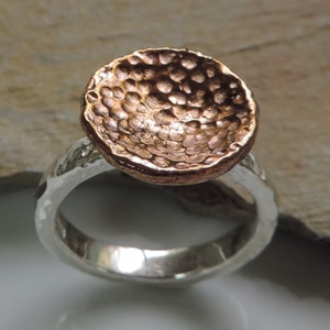 Silver and Copper ring