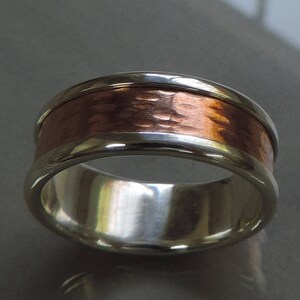 Silver and Copper ring