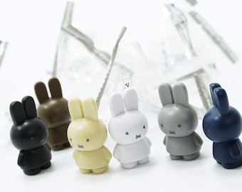 Ensemble de figurines miniatures Miffy de couleur unie, 4,5 cm, à partir de 7 ans