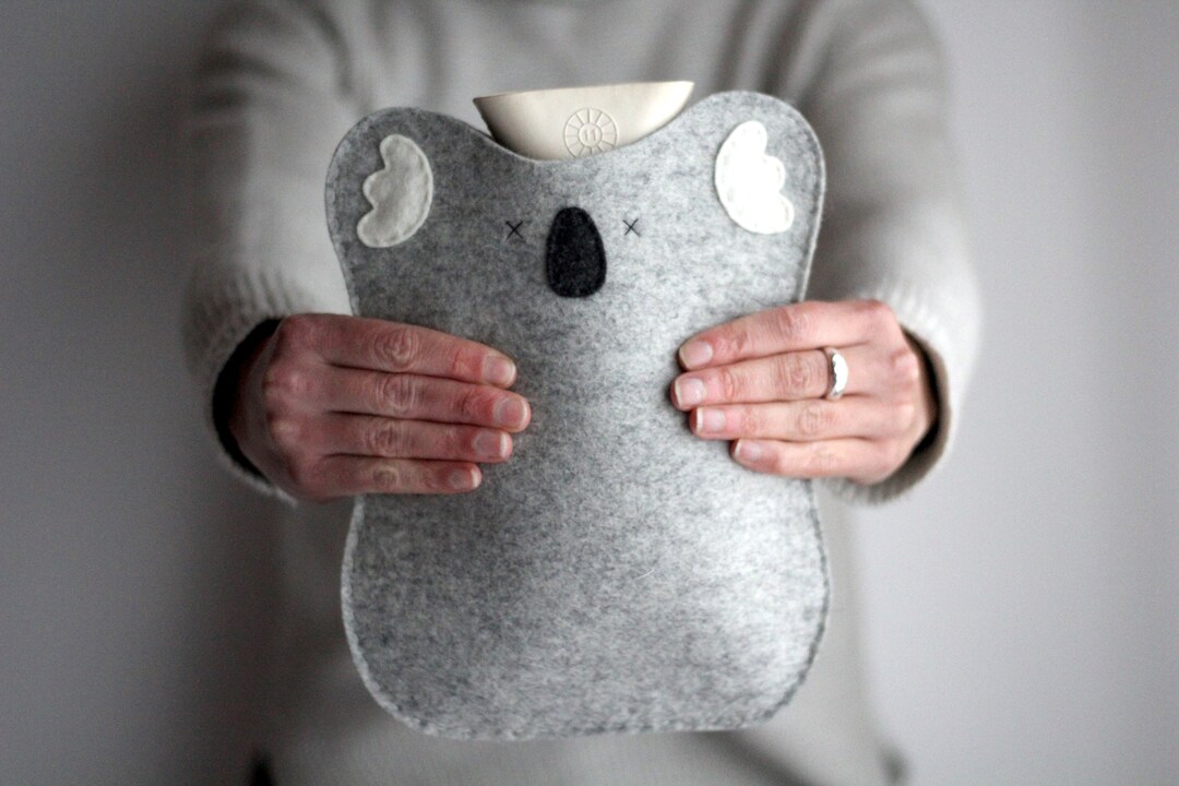 Koala Hot Water Bottle Cover Small mini Hot Water Bottle Etsy