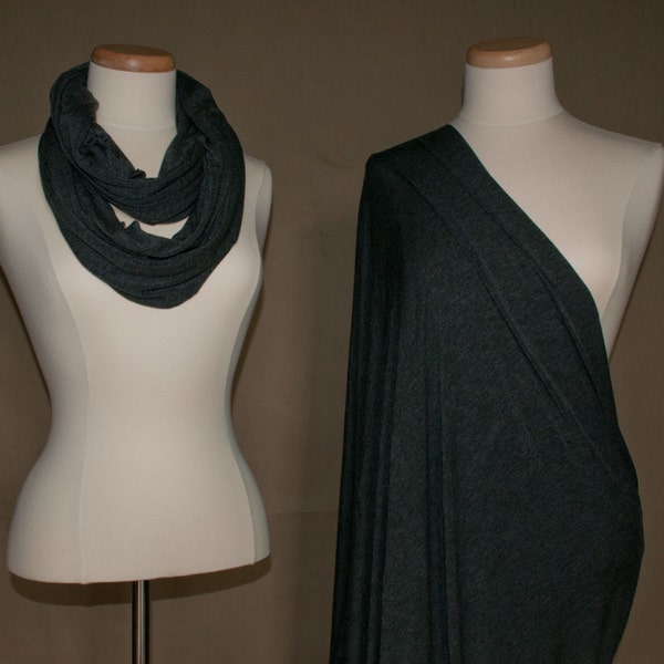 Infinity Nursing Scarf - HEATHERED Charcoal GREY nursing cover