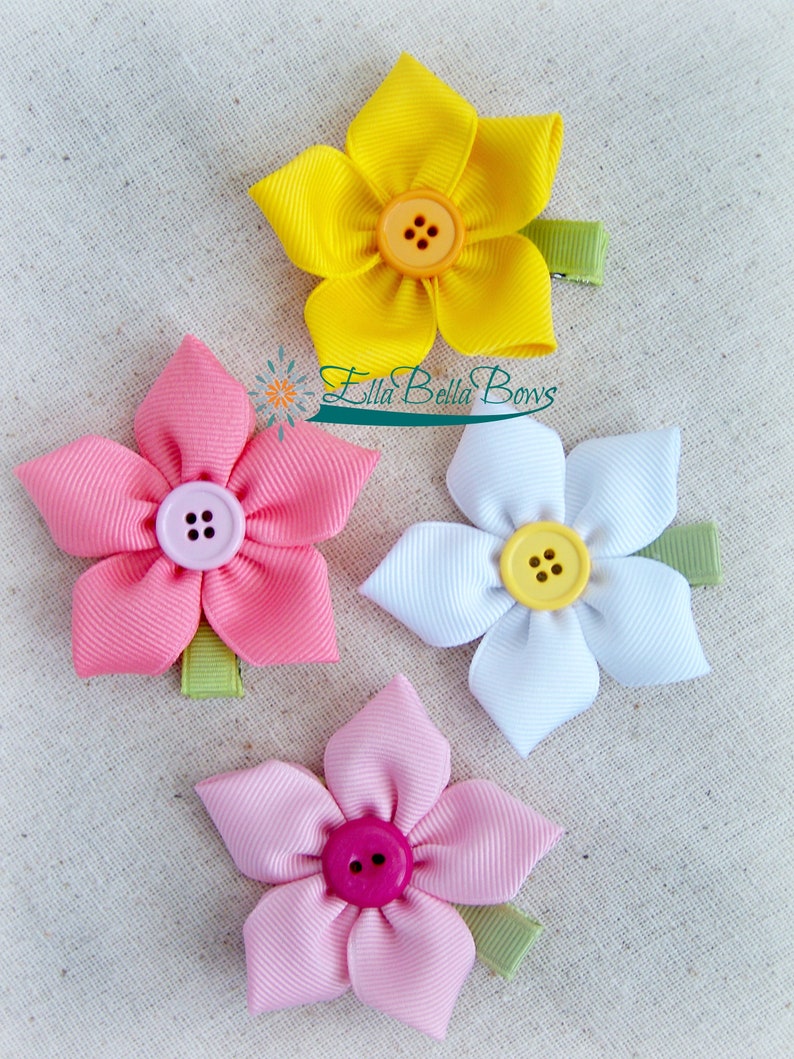 Instant Download, Starflower & Sunflower Ribbon Sculpture TUTORIAL in PDF image 8