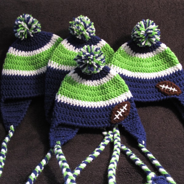 Seattle Seahawks Hat - Etsy