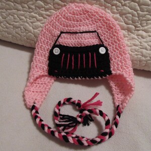 Crochet Jeep/Truck Hat - Baby to Adult Sizes in Tough Outdoor Colors **NEW - add a matching Diaper Cover for Baby - Made to Order image 3
