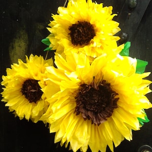 Set of 3 Giant Sunflowers - Perfect Decorations for Summer Wedding,Birthday Party&Baby Shower