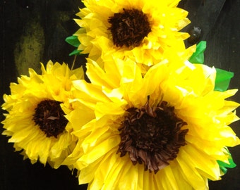Set of 3 Giant Sunflowers - Perfect Decorations for Summer Wedding,Birthday Party&Baby Shower
