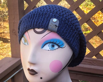 Casual Hat with Stretchy Brim, 50+ Colors including Tweeds, Sparkle, and Multicolor yarns