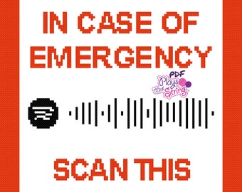 In Case Of Emergency... PDF Cross Stitch Pattern