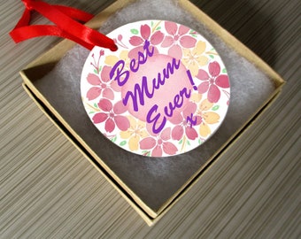 Best Mum Ever Ceramic Ornament Mother's Day