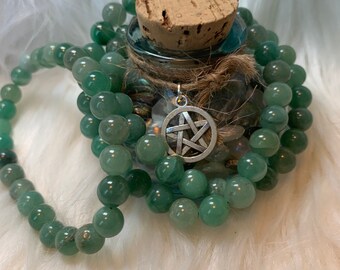 1 green aventurine crystal bracelet - crystal collection
