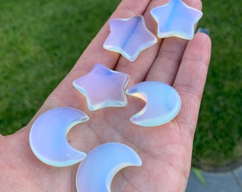 Tiny [opalite ] Moon or Star