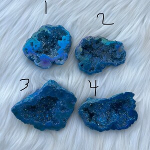 Blue Aura Geode - 1 Piece