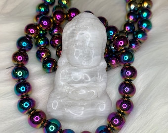 Rainbow Moonstone Buddha – Crystal Collection