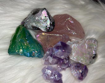 Random pulls of Aura natural minerals