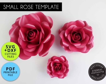 Download Free Free Paper Flower Template Etsy SVG Cut Files