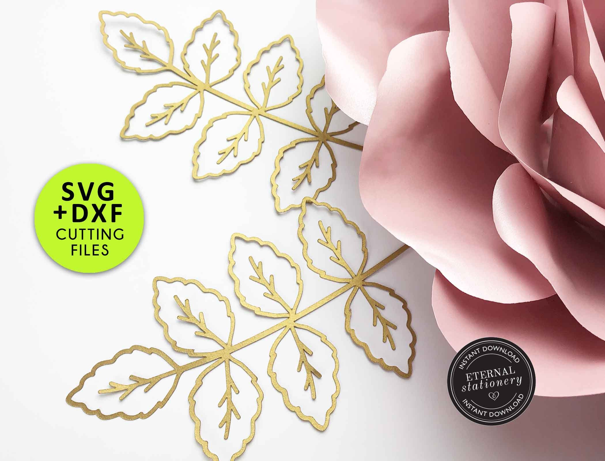 Free Free 288 Silhouette Flower Leaves Svg SVG PNG EPS DXF File