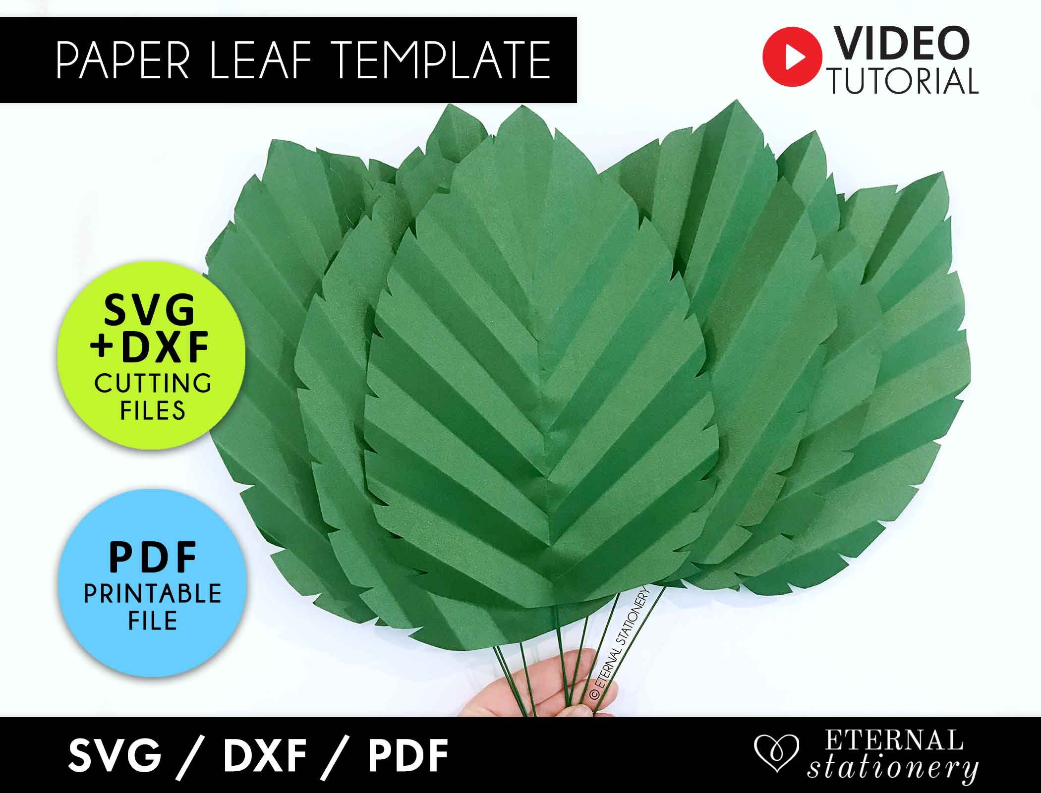 Jungle Leaf Templates To Cut Out