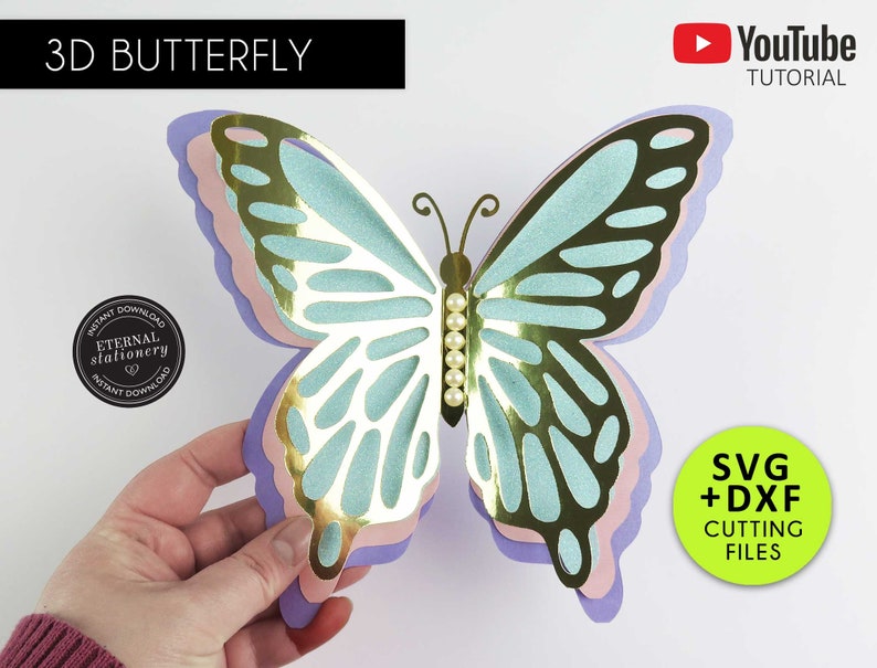 Free Free 3D Butterfly Svg File 117 SVG PNG EPS DXF File