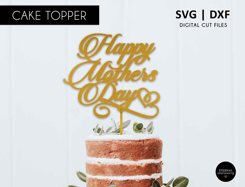Download Happy Mother S Day Cake Topper Mother S Day Cake Etsy