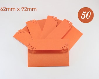 50 mini envelopes and 50 blank note cards wedding guest book etsy