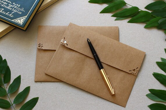 A7 brown kraft paper envelopes discount