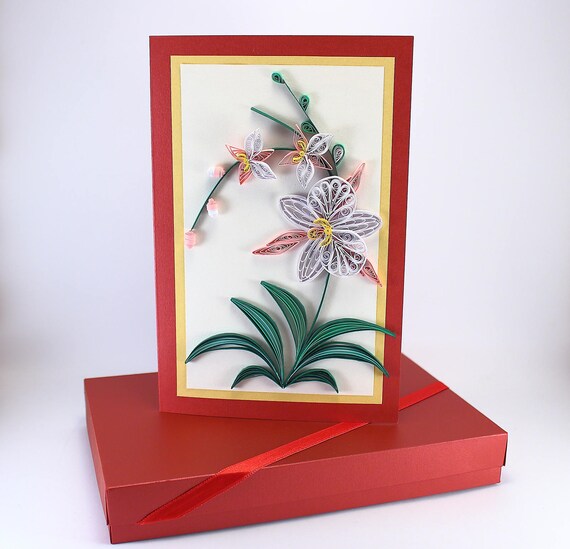 Quilling Carte Belle Carte Danniversaire Fait A La Main Etsy Quilling Carte Belle Carte Danniversaire Fait A La Main Etsy