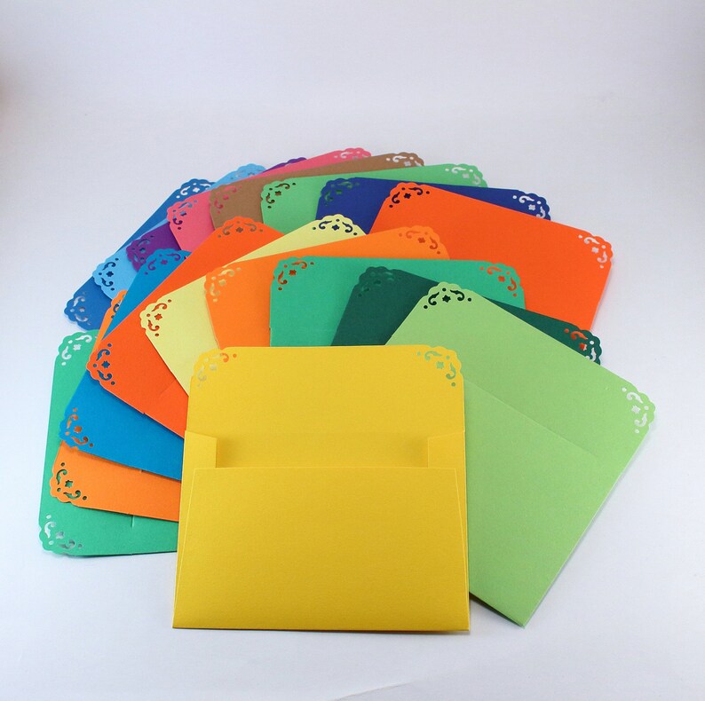 50 Small Envelopes C7 81mm X 114mm Wedding RSVP Envelopes Etsy