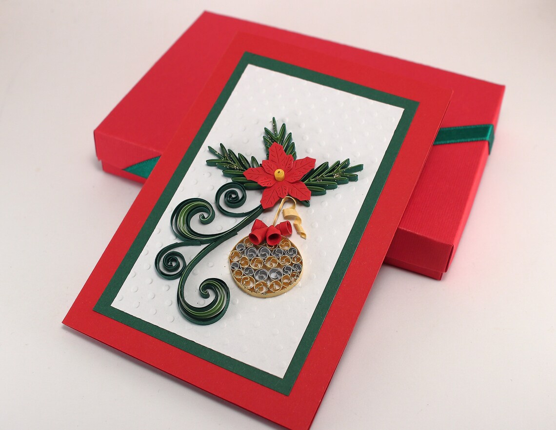 Handmade Christmas Cards Pack of 3 Special Family Holiday | Etsy