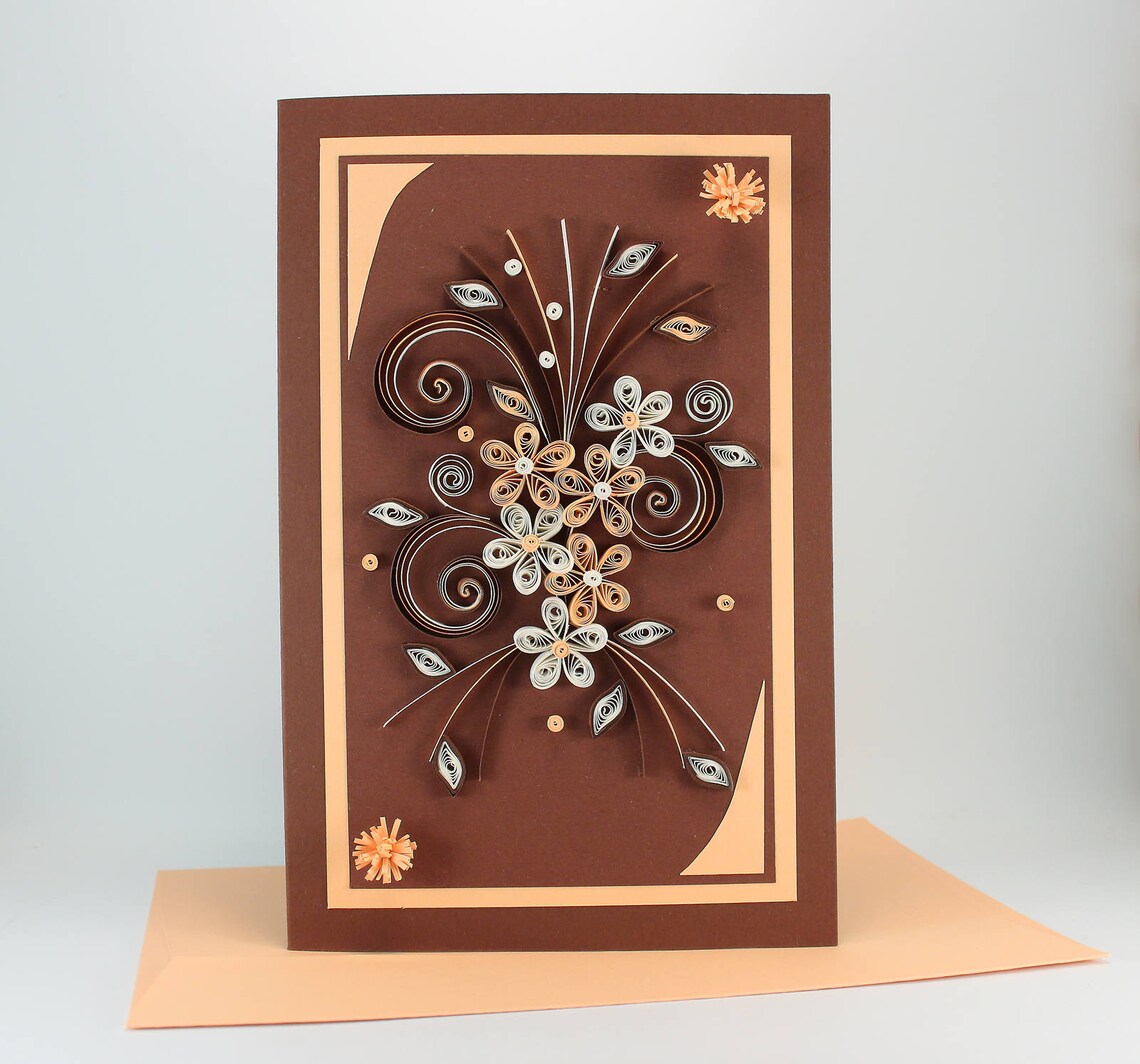 Fathers Day Card for Husband Birthday Quilling Card for Dad Etsy