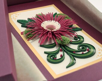 Personnalisé Carte d'anniversaire fait main luxe Parfum thème Maman Fille Ami Personnalisé Carte d'anniversaire fait main luxe Parfum thème Maman Fille Ami