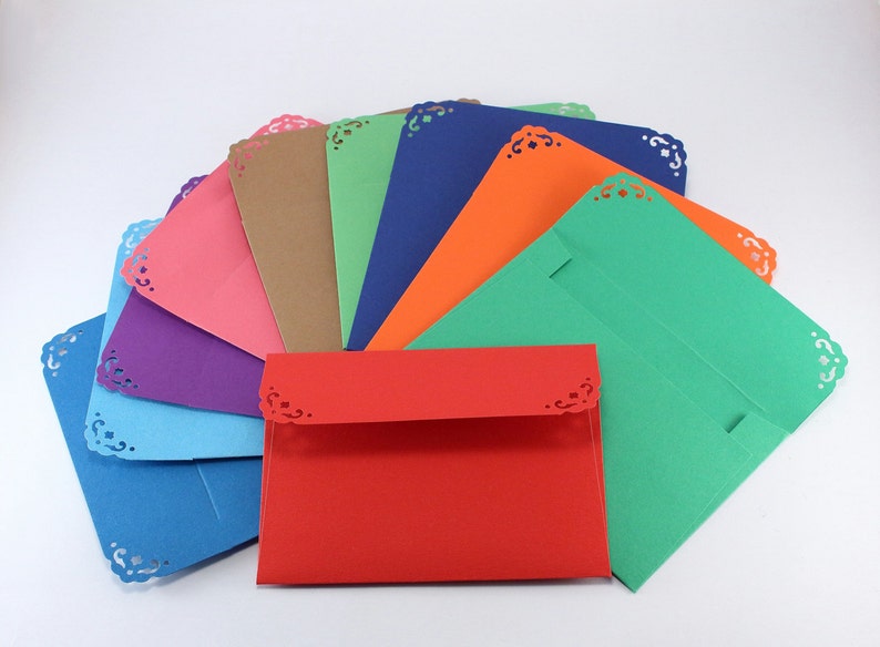 100 Small Envelopes C7 Envelopes Gift Card Envelopes Save Etsy