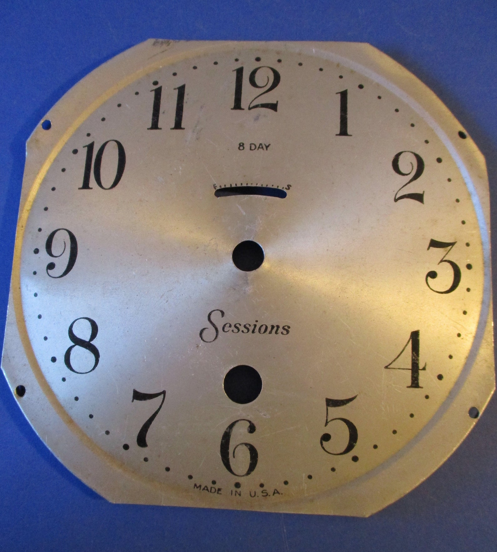 5 Sessions 8 Day Pressed Thick Aluminum Clock Dial for Etsy