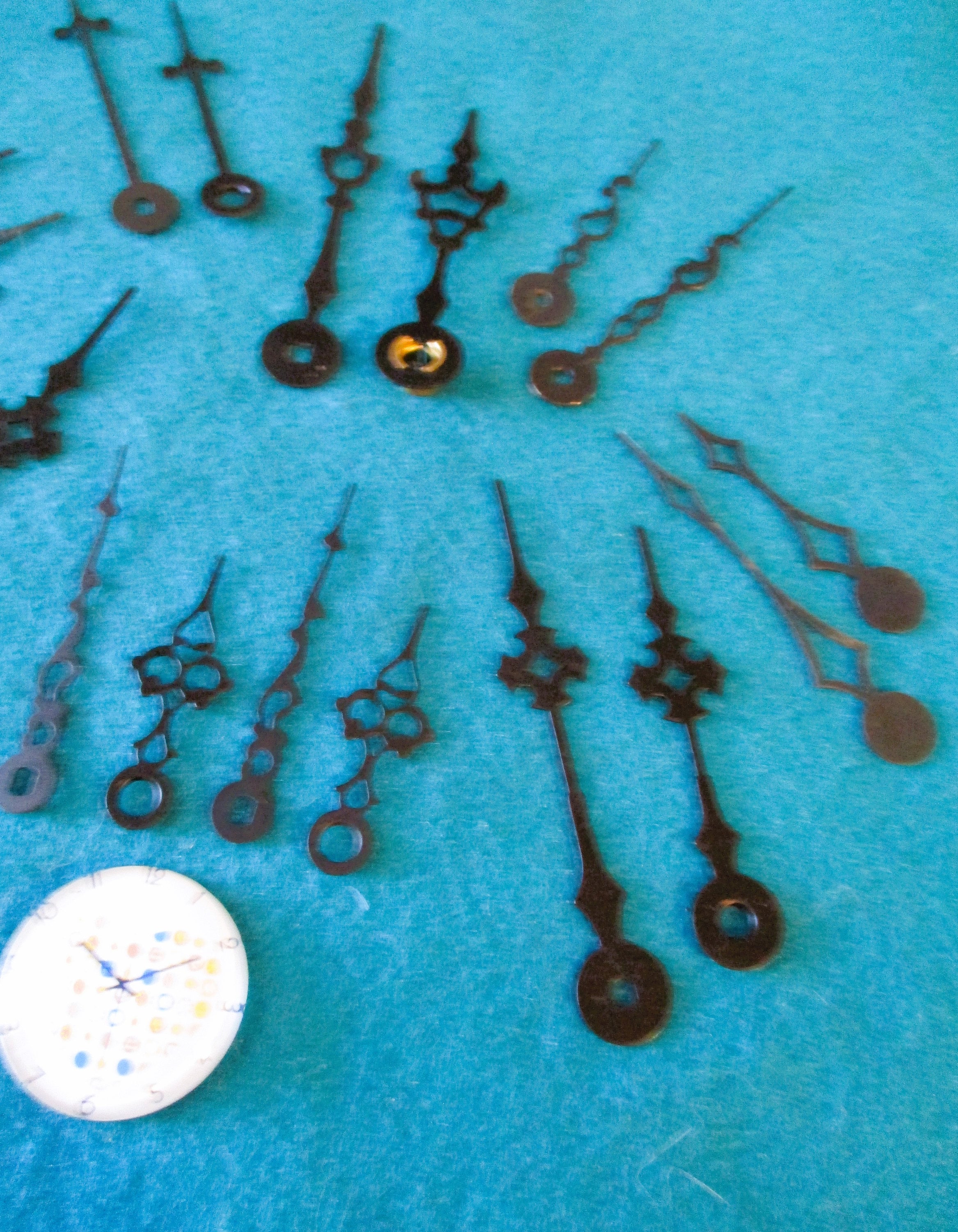 9 Pairs Of Vintage Clock Hands For Your Clock Projects Jewelry Making