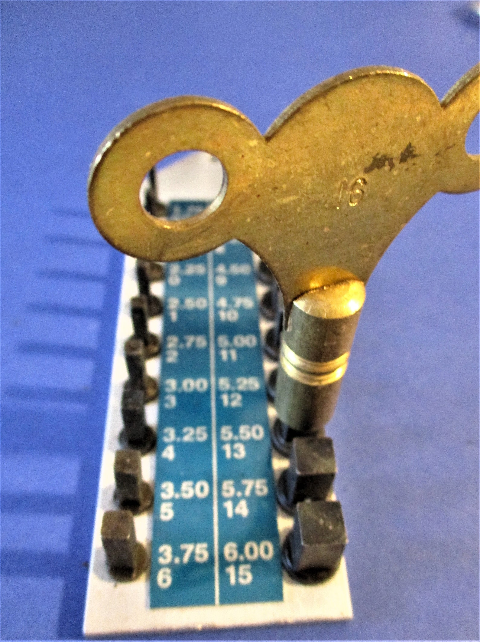 1 English Popular Progress Solid Brass Clock Key Size 12 Etsy