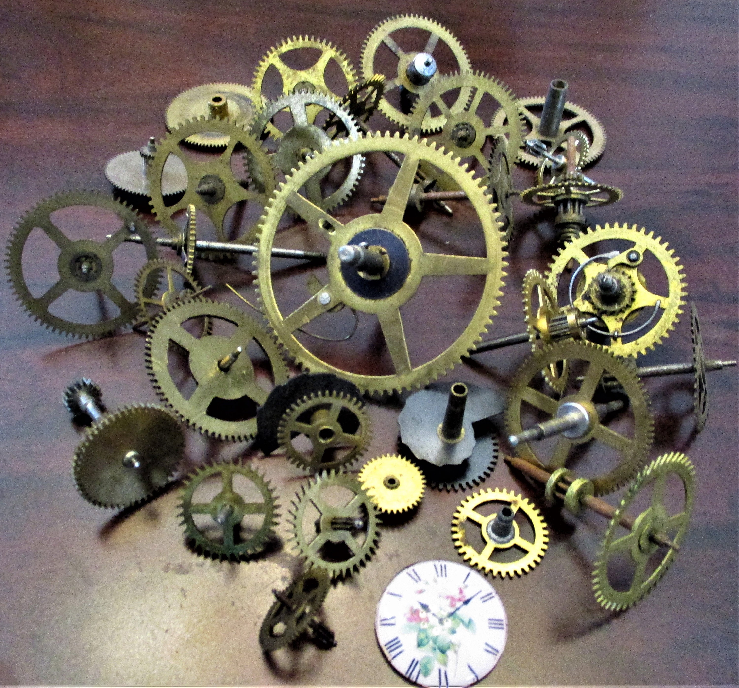 30 Assorted Antique Clock Wheels With Other Parts Attached for Etsy