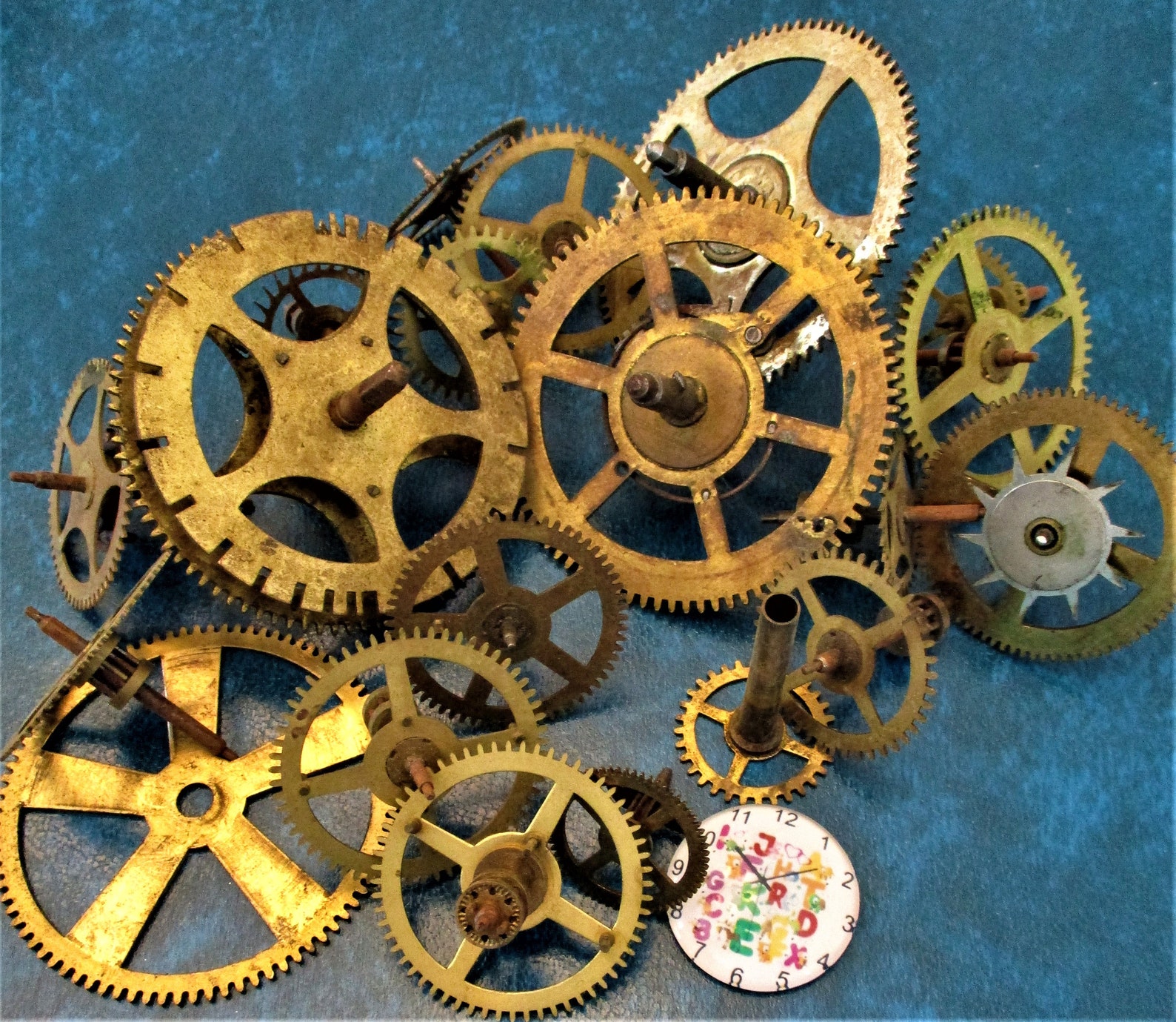 20 Assorted Large and Medium Sized Antique Clock Wheels With Etsy