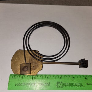 Vintage gjuten metallgong - 15 cm - STK 1035