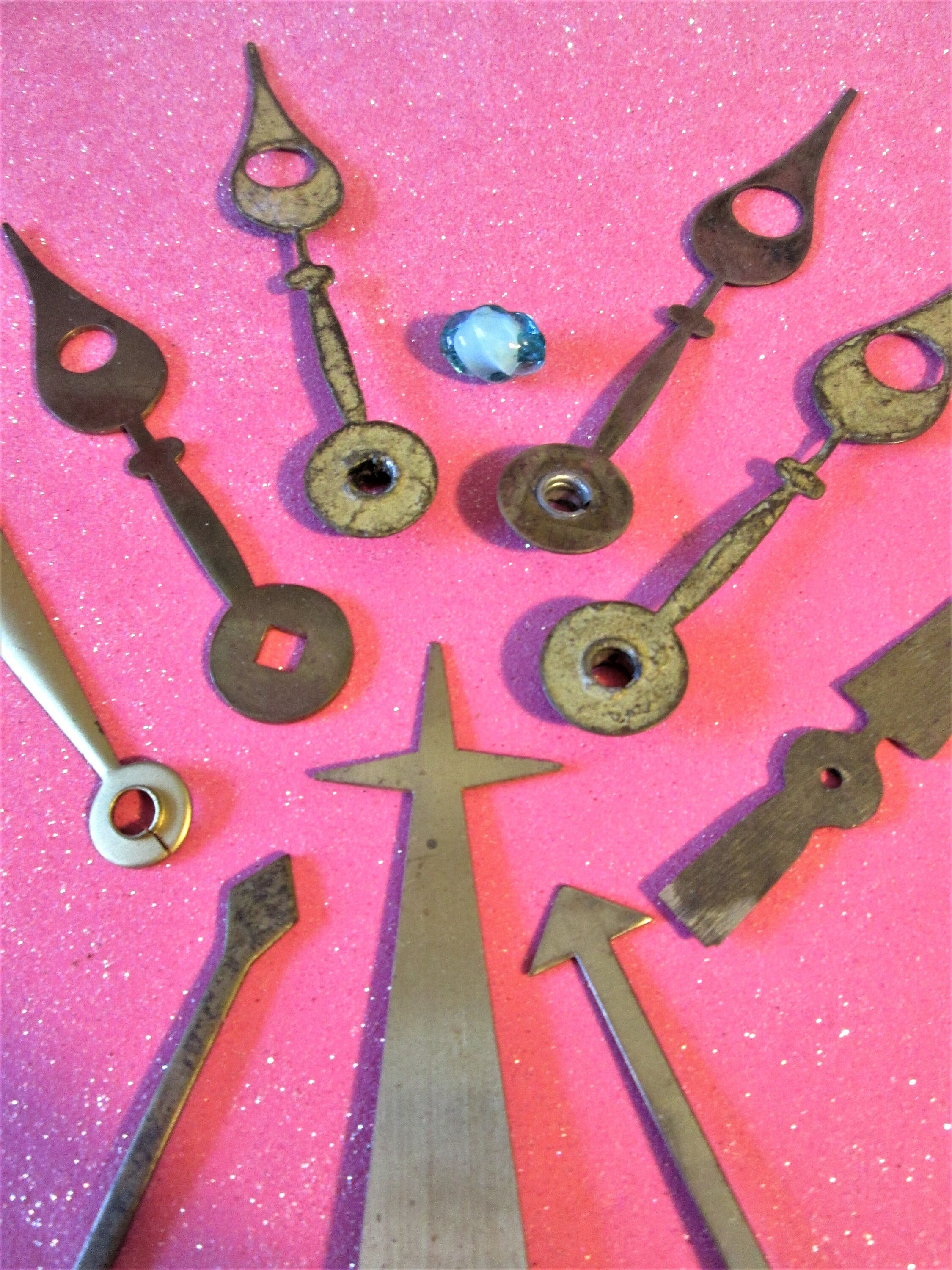9 Solid Brass Antique Clock Hands Assorted styles for your Etsy