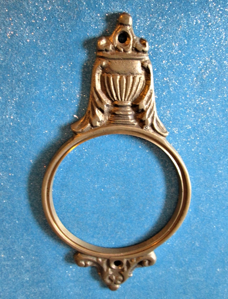 Vintage latón plateado marco de metal fundido / muebles / | Etsy