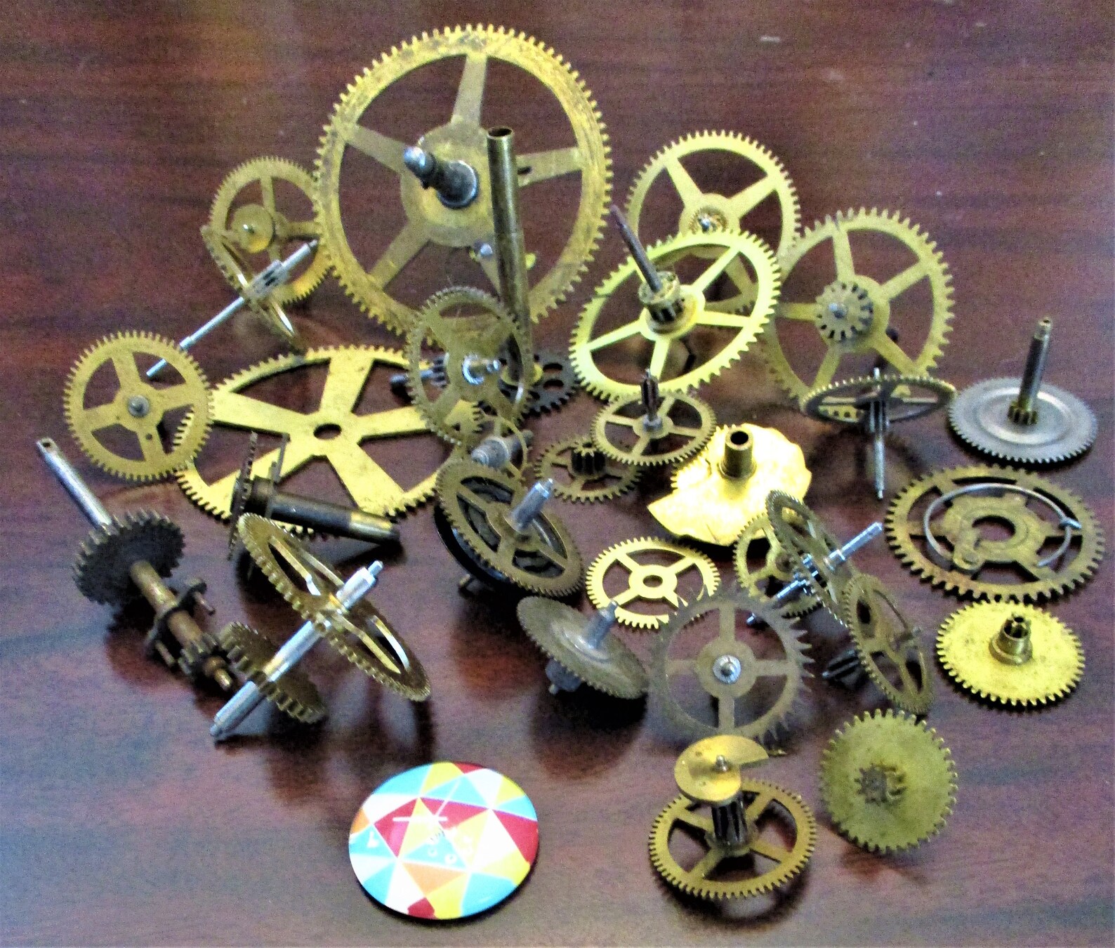 30 Assorted Antique Clock Wheels With Other Parts Attached for Etsy