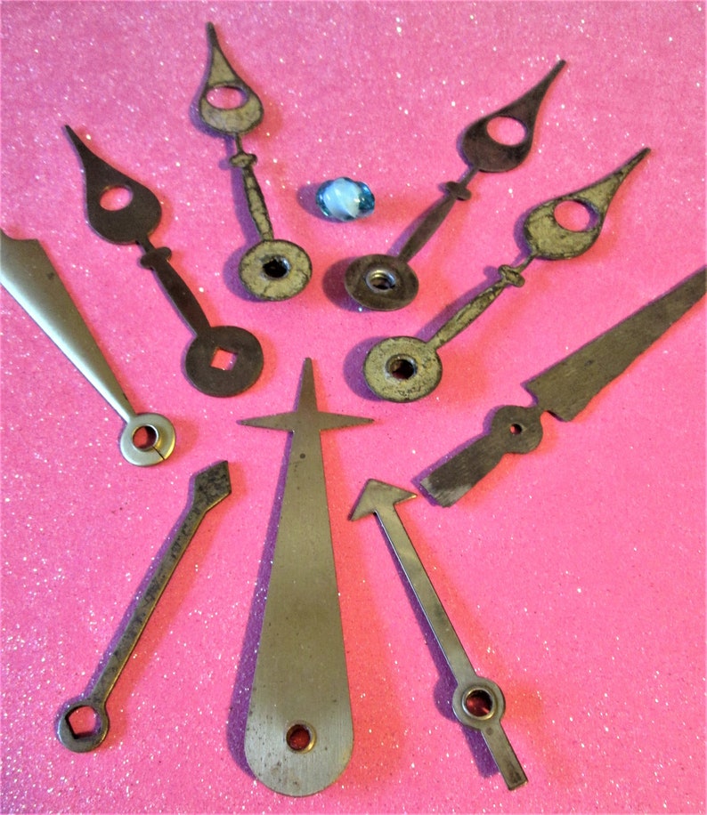 9 Solid Brass Antique Clock Hands Assorted styles for your Etsy