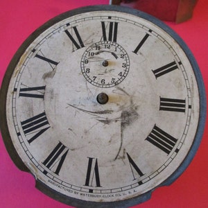 Partial Antique Waterbury Alarm Clock for Repair/Parts