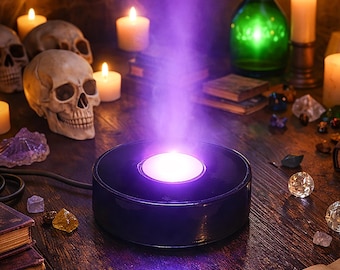 UV LED Schwarzlicht Display 395nm, USB Stick aus Holz für Uranglas, transparente UV-reaktive Kristalle, fluoreszierendes Dekor - schwarz glänzend