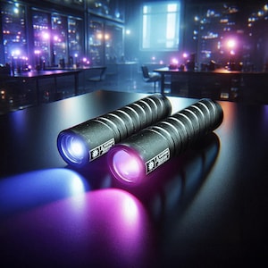 Mini UV Flashlight USB Rechargeable 365nm 395nm, For Fluorescent Minerals, Uranium Glass, Pet Stains, Resin Curing, UV Reactive Rocks